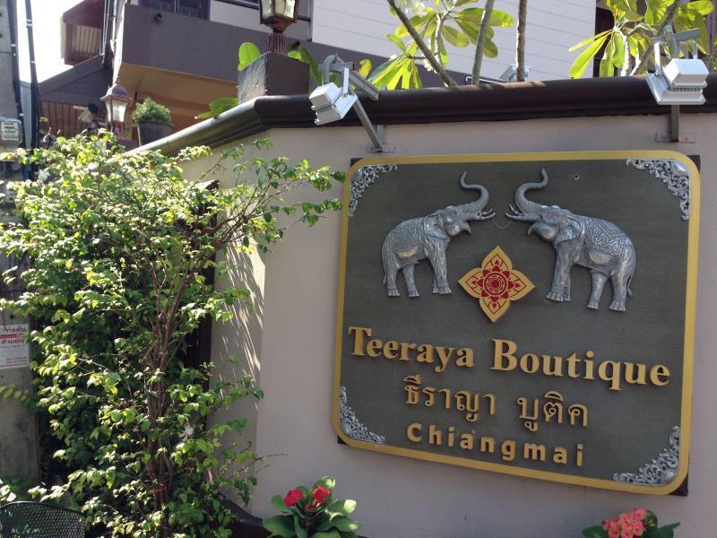 A Pousada Teeraya Boutique Chiang Mai Exterior foto